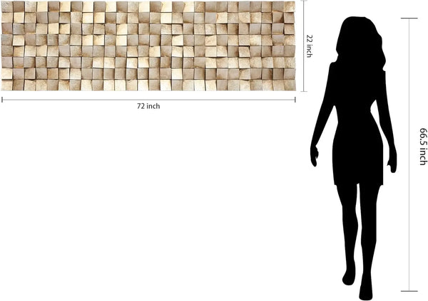 Empire Art Direct Rugged Blocks with Gold Leaf Wall Art