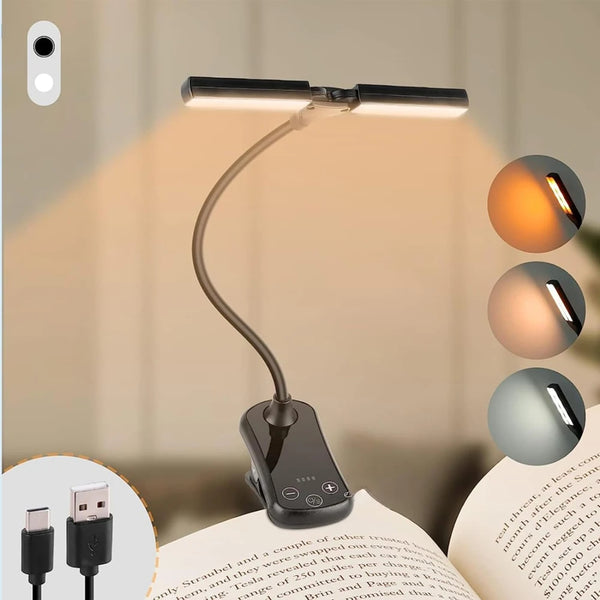 Rechargeable Eye Care Book Light Clip on Book/Desk