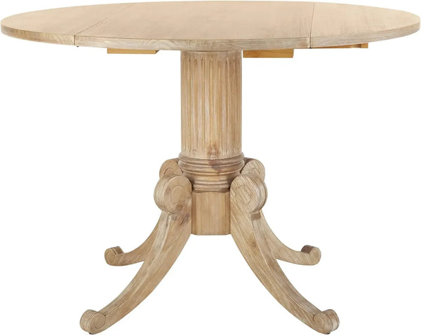 Safavieh Traditional Rustic Natural Drop Leaf Dining Table