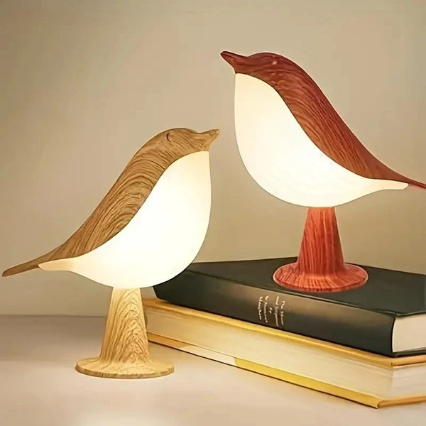 Touch Switch Bedside Light Dimmable Bird Lamps