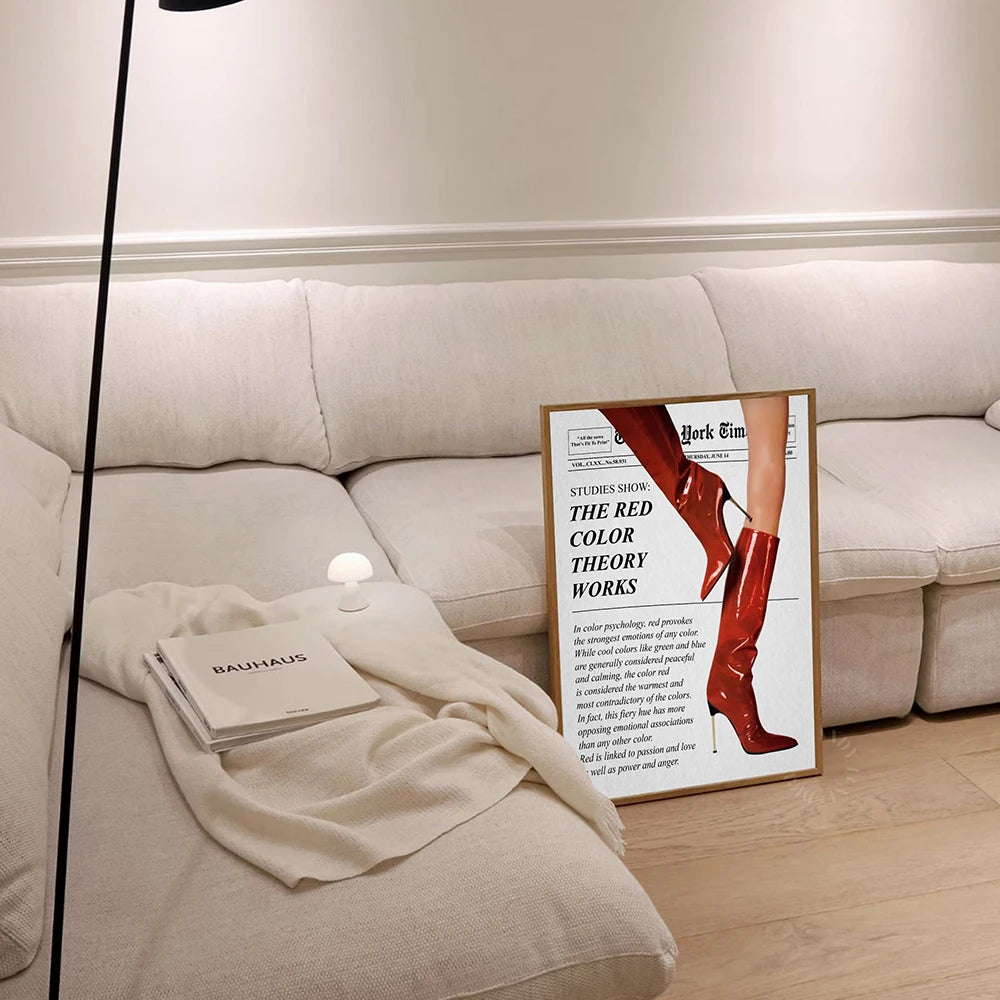 Trendy Newspaper Quote Canvas Wall Art